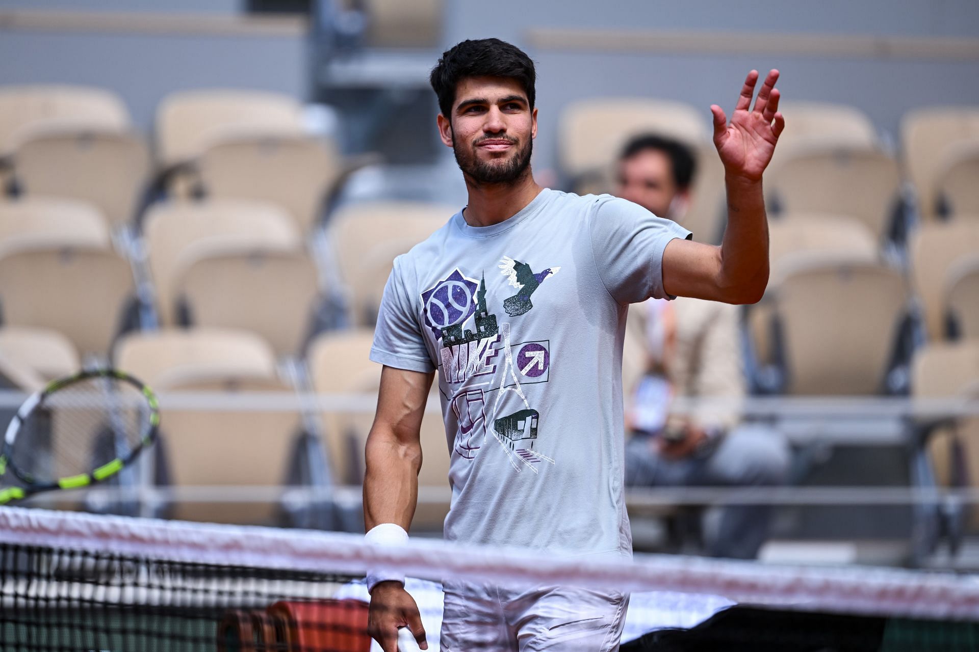 Carlos Alcaraz at the French Open 2025. (Photo: Getty)